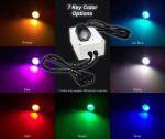 Pactrade Marine Multicolor Drain Plug Underwater Transom LED Boat Light - NPT 1/2 Inch-14 IP68 High Power RGB Kit with Remote Co